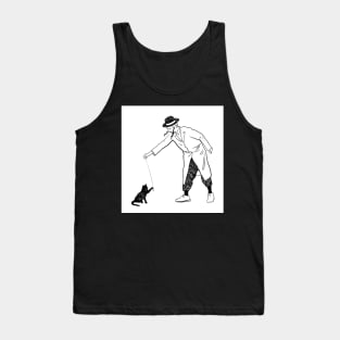 Orthodox jew playing with cat Tank Top